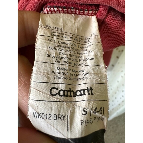 Carhartt Women's Clarksburg Embroidered Graphic Full Zip Sweatshirt Hoodie S - Picture 6 of 7